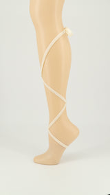 The 10 in white Legups from the side of the leg